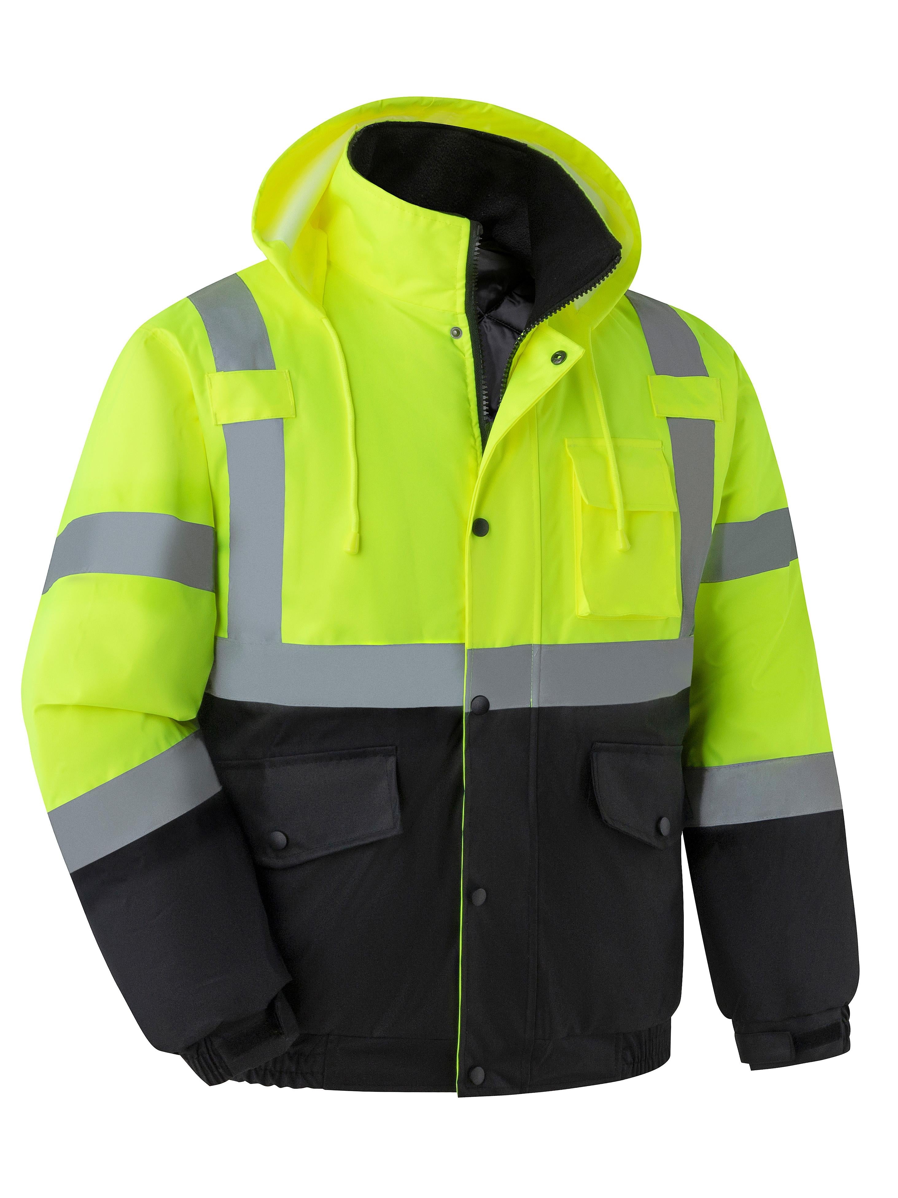 Ubon High Visibility Winter Safety Jackets for Men