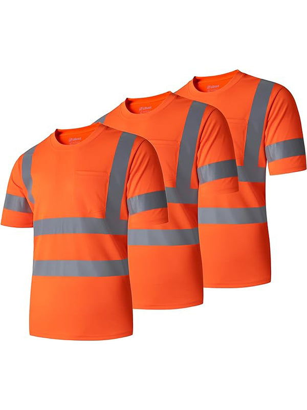 Ubon Safety Shirts for Men, Reflective High Visibility