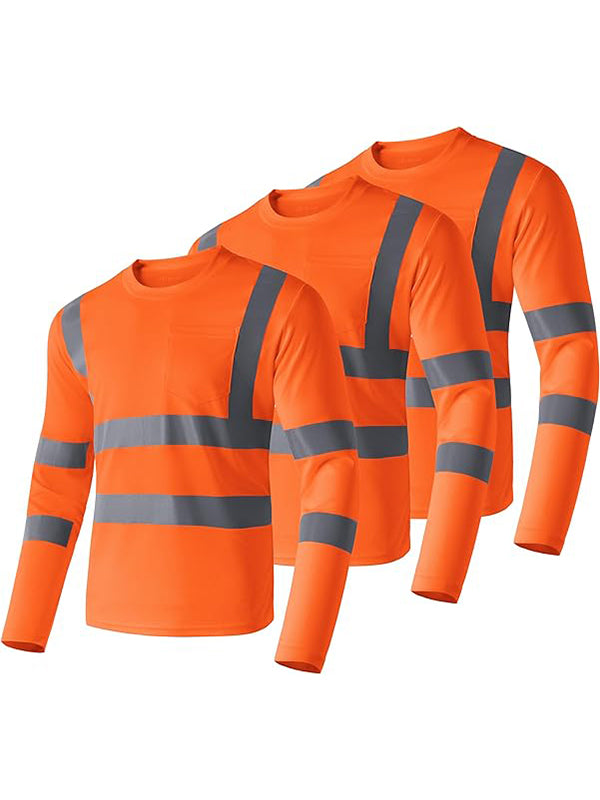 Ubon Hi Vis Shirts for Men, Safety Shirts Long Sleeve High Ubon Hi Vis Shirts for Men, Safety Shirts Long Sleeve High