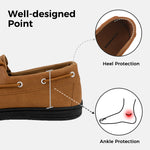 CHIN·MOON Men's Penny Loafers Slip-Ons Casual Boat Driving Walking Shoes Waterproof PU Footwear