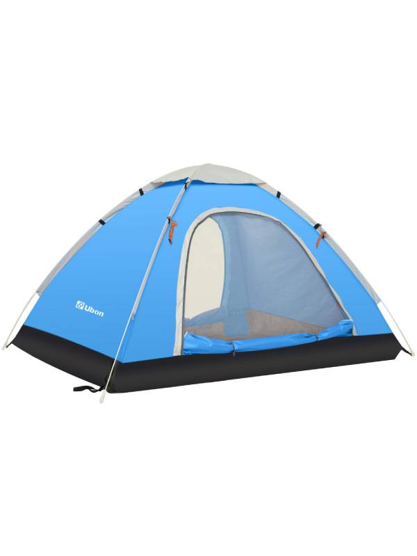 Ubon Ubon Instant Pop up Tent, 2-3 Person Quick Tent for Camping Backpacking Sky Blue 2 Person 